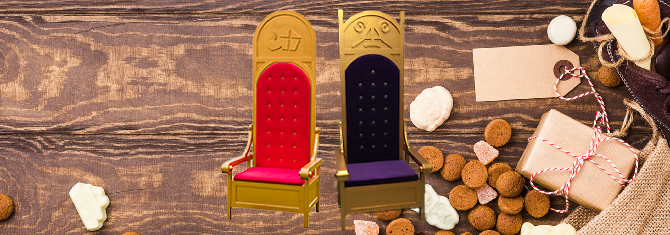 Sinterklaas-troon Sinterklaastroon